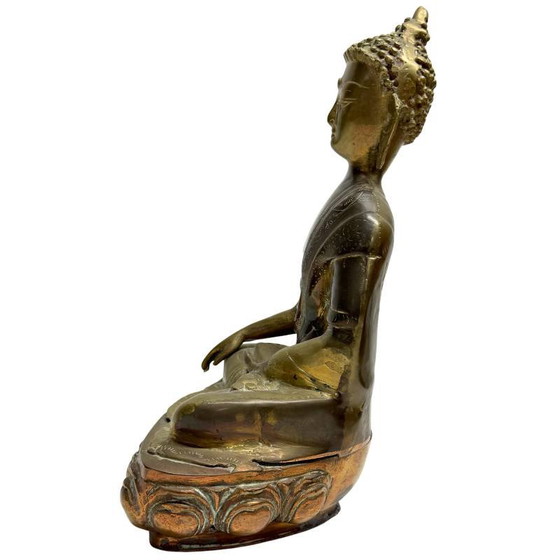 Buda principios del siglo XX bronce – Sino-Tibetano – Bhumisparsha mudra – lote 476 – Esculturas, Bronze (photo 7 of 10)