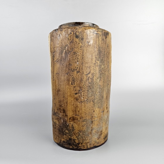 Image 1 of Zeldzame XL Vintage West-Duitse Vaas in de Vorm van een Uil, Gemaakt Door Helmut Schaffenacker. Vormnummer V 38.