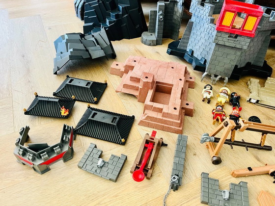 Image 1 of rare Big lot Playmobil dragons castle parts vintage collectible toy + extra
