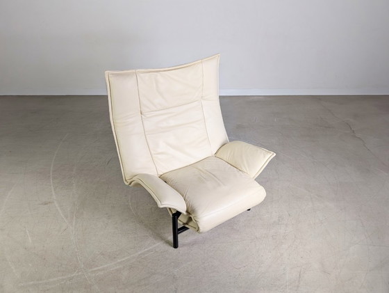 Image 1 of Cassina Veranda Sessel 1980 Vico Magistretti leder hell Design