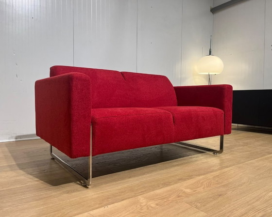 Image 1 of NIEUW GESTOFFEERD Artifort Mare Loveseat Rood + Garantie