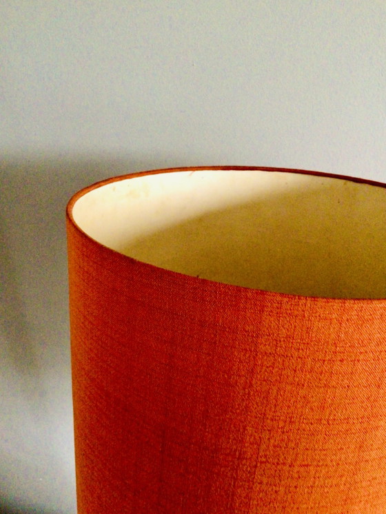 Image 1 of Vintage Kastrup Holmegaard Table Lamp with linen shade
