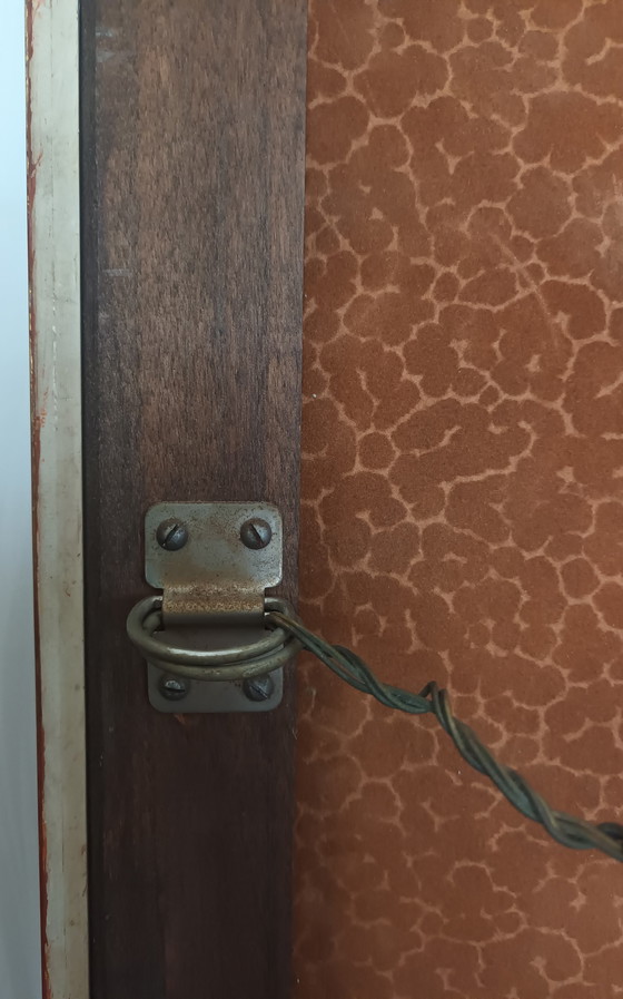 Image 1 of Large Antique French Parts Closes Mirror