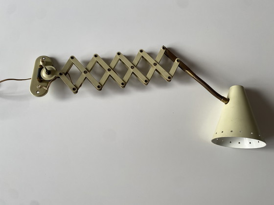 Image 1 of Lampe ciseaux Acciarri vintage - applique murale - Italie, années 1960