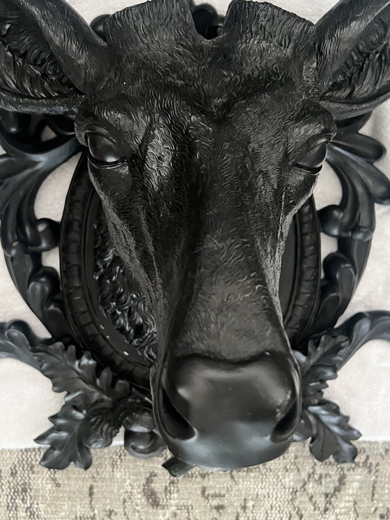 Image 1 of Hirschkopf Wandskulptur