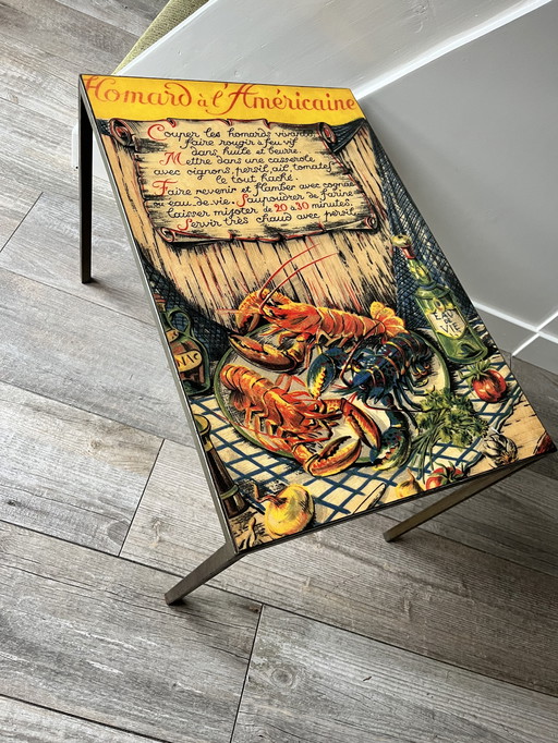 Tavolino laterale vintage molto bello