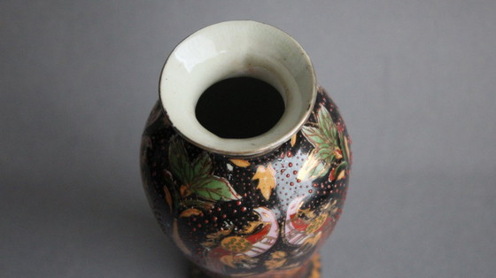 Image 1 of Piccolo vaso antico in porcellana cinese, dipinto a mano, 15 cm