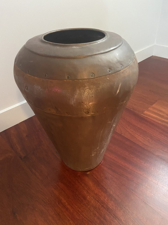 Decorative Metal Jugs – Vases, Wood, Brass (photo 5 of 8)