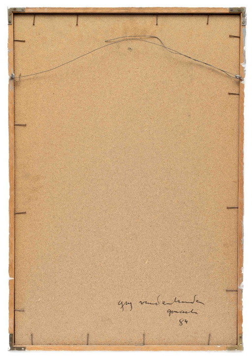 Guy Vandenbranden - Untitled 1984 - Gouache on paper - Unique work