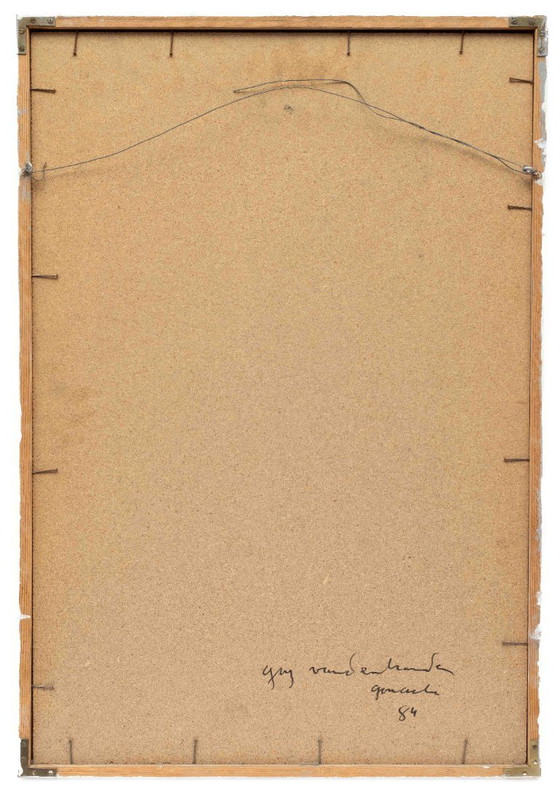 Image 1 of Guy Vandenbranden - Untitled 1984 - Gouache on paper - Unique work