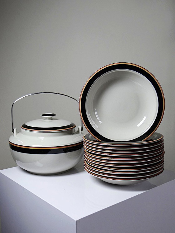 Image 1 of Vintage Arabia Finland Reimari soepset uit de jaren 70-80 van Inkeri Leivo