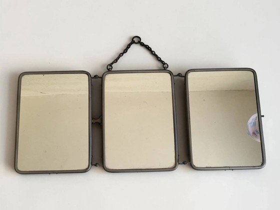 Barber's Mirror, 1930s – Metal (photo 8 of 8)