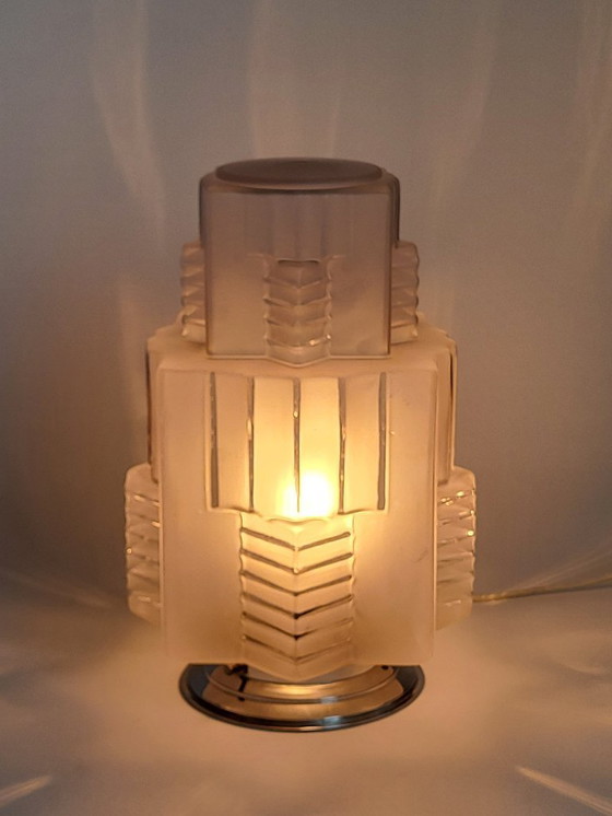 Image 1 of Art Deco Skyscraper Ceiling Light, 1930s