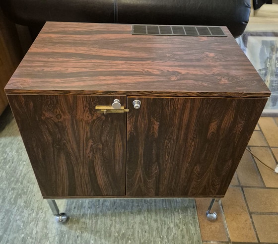 Image 1 of Vintage bar with refrigerator 1960s/70s
