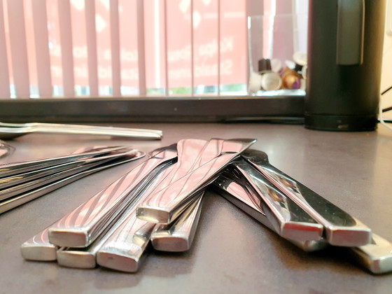 Image 1 of Set di posate Alessi Columbina (8+ persone)