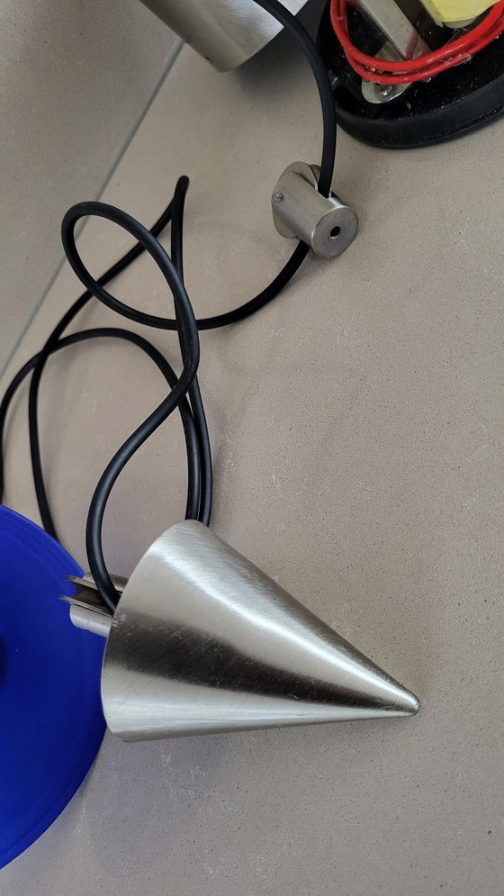 Massive - Ceiling light - Adjustable - Postmodern - 90s – Glass, Metal (photo 8 of 8)