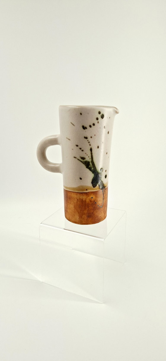 Image 1 of Large stoneware pitcher — La Colombe Pottery, 1970s