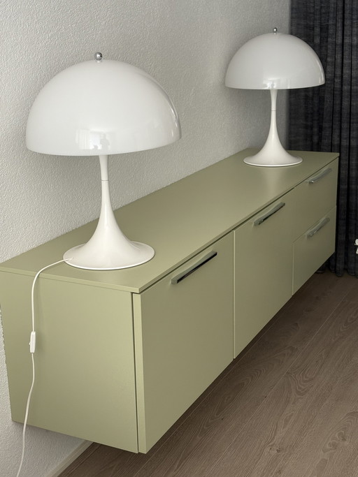 2 Panthella lampen van Louis Poulsen