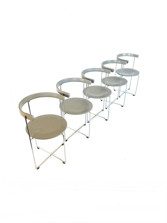 Image 1 of 5 sedie pieghevoli dal design vintage 'Soley', Kusch & Co '80