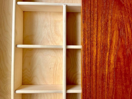 Dänischer Rolltisch – BR Møbler, Beistelltische, Rattan, Wood (photo 4 of 6)
