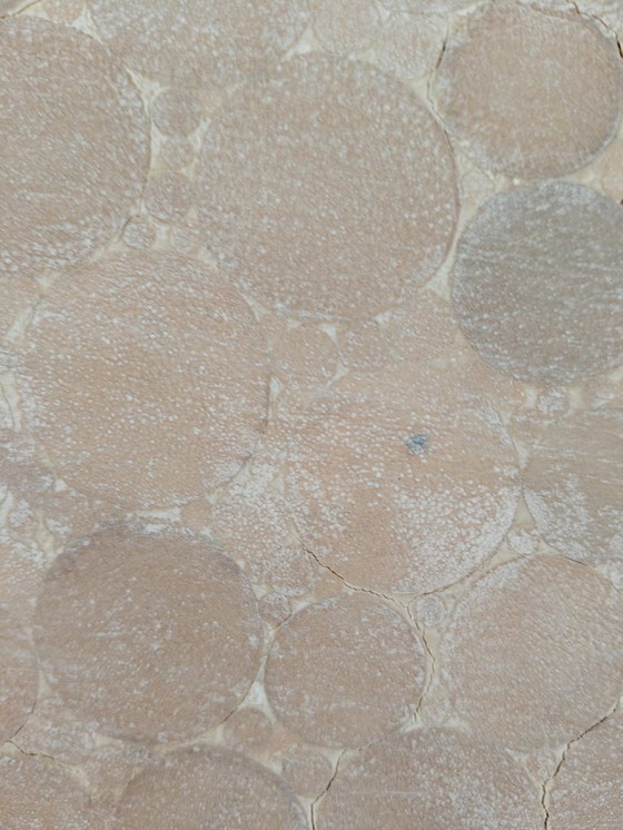 Image 1 of Mesa de ratán con forma de gavilla de trigo - McGuire