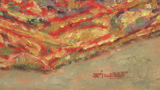 Image 1 of Beautiful Painting – Á Simarro – "The Slipper Seller"