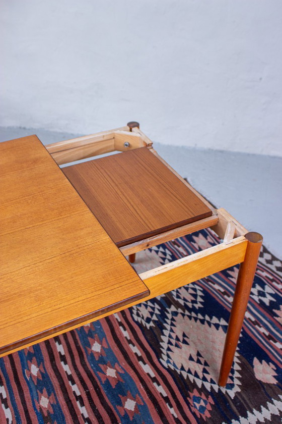 Image 1 of Vintage teak dining table, Danish Mid Century 1960s