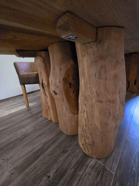 Unique! Table en bois, Table à bord brut, Plateau massif – Kröll, Tables de salle à manger, Wood (photo 5 of 6)