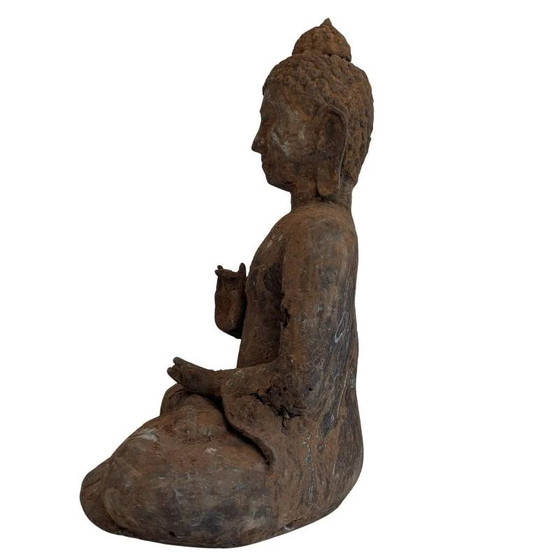 Antique bronze Buddha statue – Burma, 17th-18th century – Sculpture (photo 5 of 16)