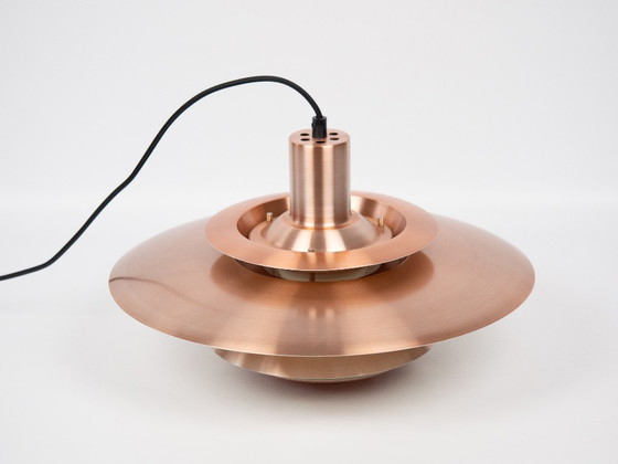 Image 1 of Danish vintage copper pendant lamp from 1980s
