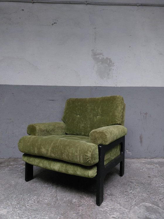 Image 1 of 2 X Mid-Century Green Relax Chairs