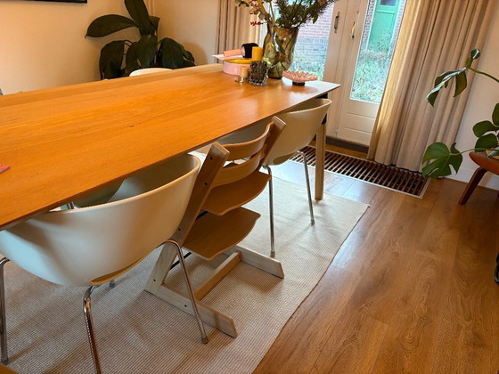 Image 1 of Sedia da pranzo di design | Sedia a secchiello | 4x Orbit Large, Sintesi, bianco