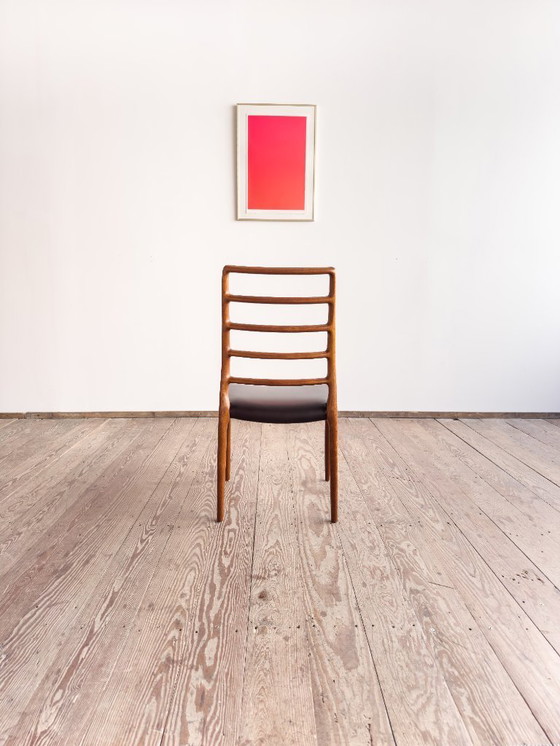 Image 1 of Niels O. Møller Modell 82, Embassy Chair in Teak und Leder, für J.L. Moller