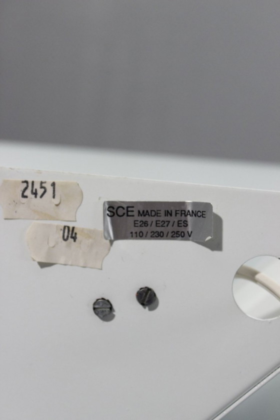 Image 1 of SCE Frankrijk - Paar vintage postmoderne Memphis-wandlampen uit de jaren 80.