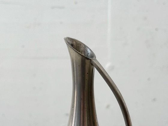 Image 1 of Cruche/vase en étain, forme organique, Suisse, années 1970