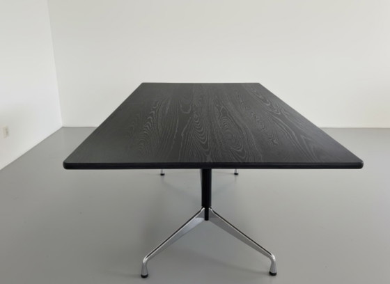 Image 1 of Vitra Eames segmented table 240x120cm black oak