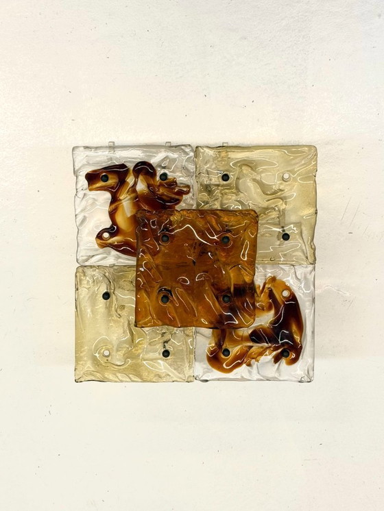 Image 1 of Patchwork wandlampen door Toni Zuccheri voor Venini