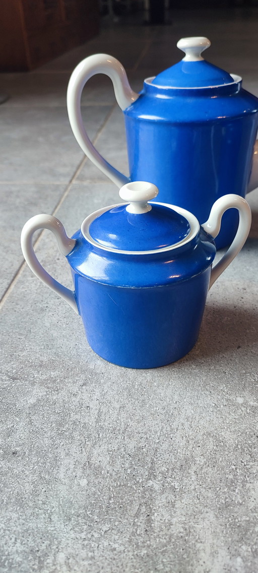 Vintage Raynaud & Co Limoges porseleinen theeservies, jaren 50