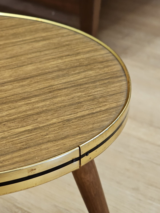 Table d'appoint Ronde Vintage pour Plantes – Vases, Wood (photo 7 of 8)