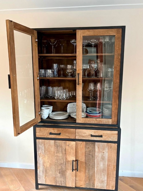 Image 1 of Vetrina industriale in legno