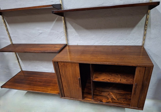 Image 1 of Système d'Étagères Modulaires en Palissandre par Kai Kristiansen pour FM Møbler, Danemark, 1960s