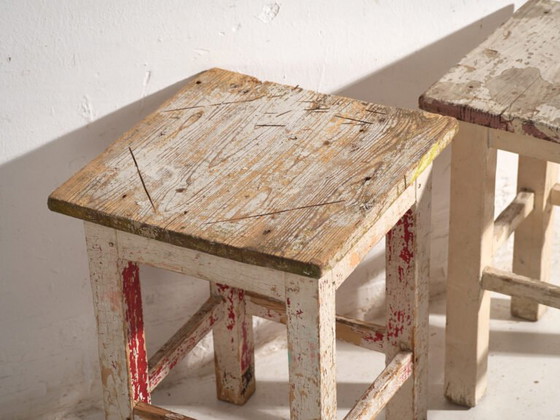 Antique bedside tables in pine wood – Central Europe, circa 1940 #11 – Nightstands, Rustic (photo 13 of 40)