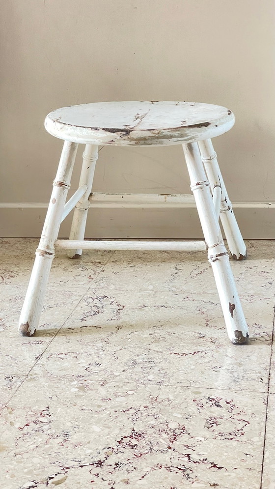 Image 1 of Antiek Bamboe Krukje