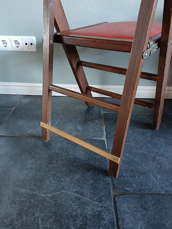Image 1 of Vintage Folding Chairs 1950s