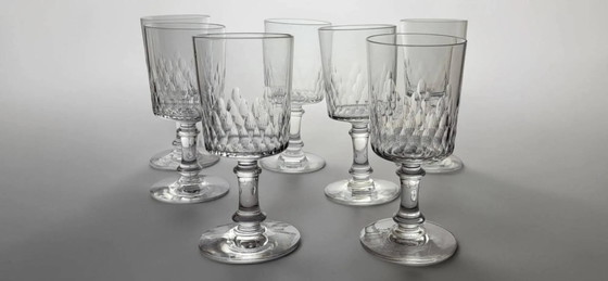 Baccarat - 7 calici da vino modello Champigny Richelieu – Bicchieri e caraffe, Cristallo, Vetro (photo 11 of 12)