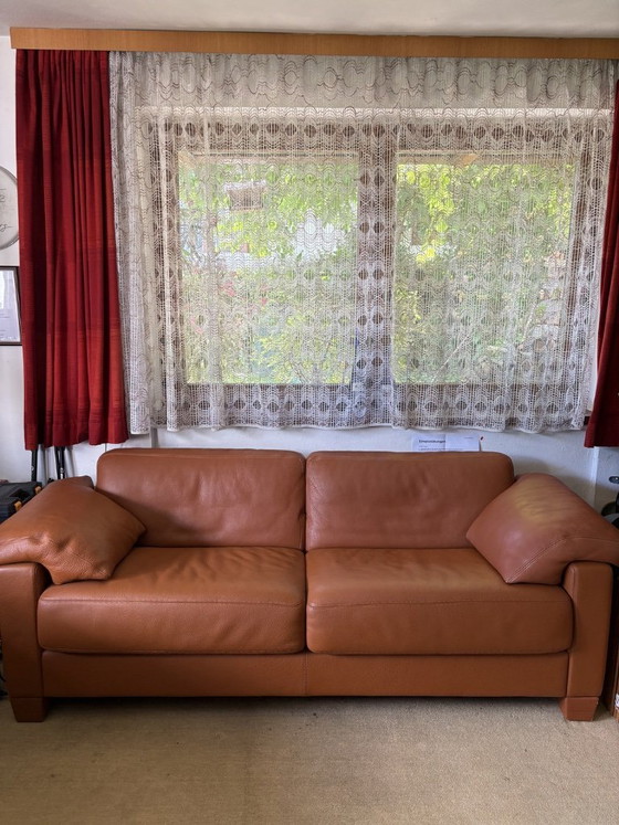 Original de Sede DS-17 Modular Leather Sofa Set – Cognac – Switzerland – Modular sofas (photo 2 of 28)