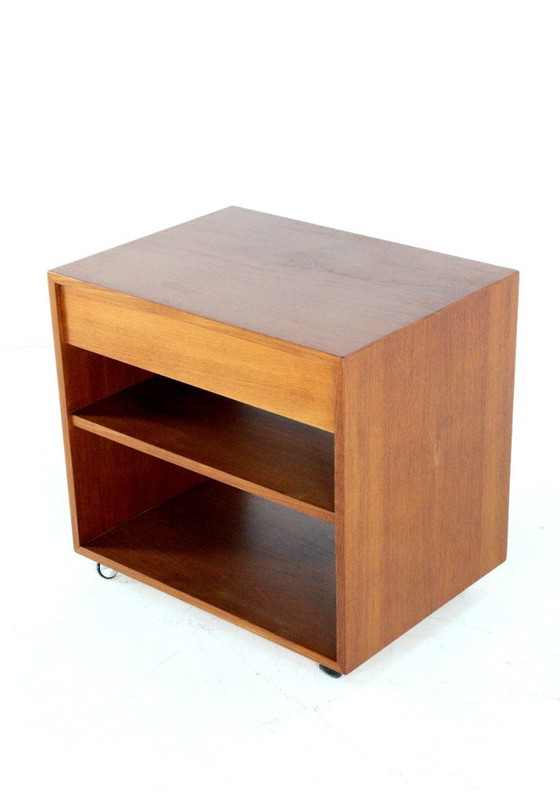 Image 1 of Double-sided side cabinet with drawer 'Menzin' vintage