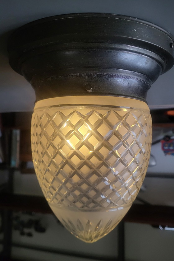 Image 1 of Art Nouveau ceiling lamp