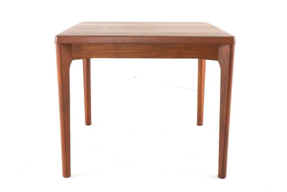 Restored Henning Kjaernulf For Vejle Extendable Dining Table Square Danish Vintage – Wood (photo 12 of 15)