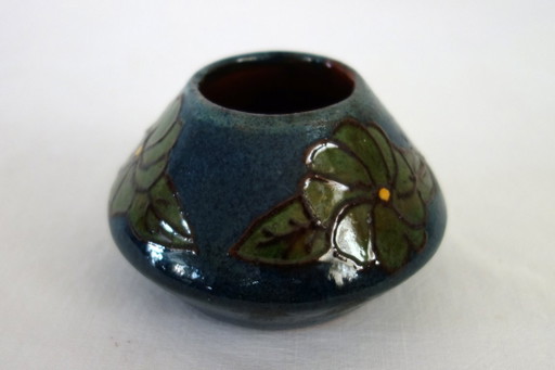 Art Nouveau ceramic Vase by Schlibs, France, 1920s